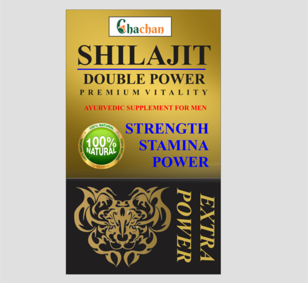 CHACHAN SHILAJIT DOUBLE POWER CAPSULE BY DINDAYAL AYURVED BHAWAN